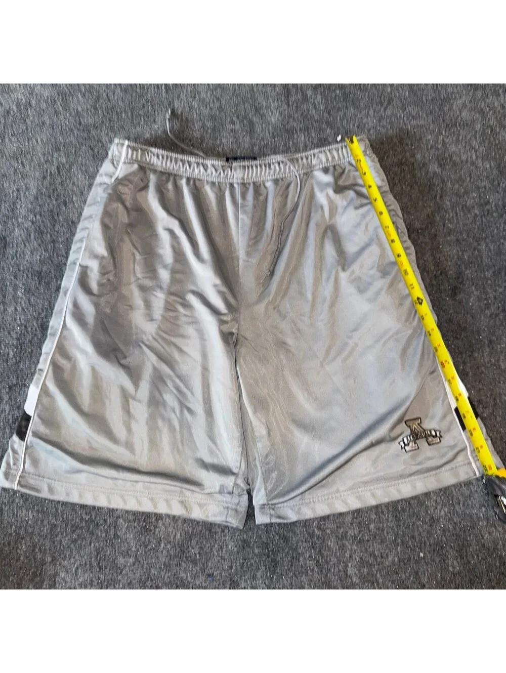 Aeropostale Baggy Gray Athletic Hoop Shorts Mens XL Vtg y2k 90s Rare